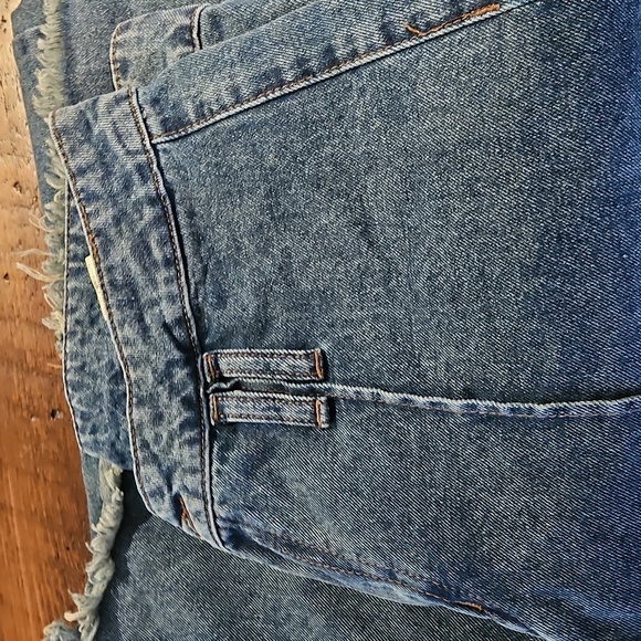 Dazy High- Waise Wide-Leg Blue Jeans - Picture 11 of 12